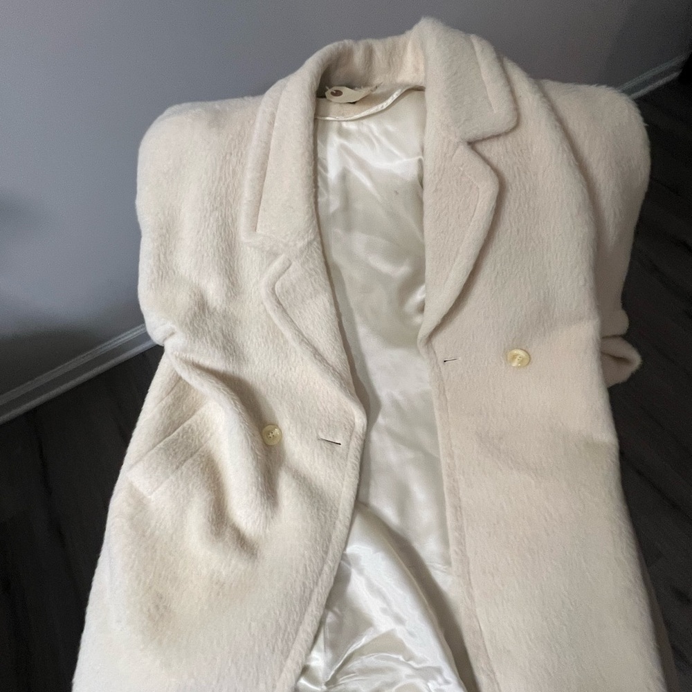 Authentic alpaca wool coat